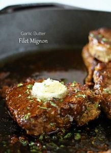 Garlic Butter Filet Mignon