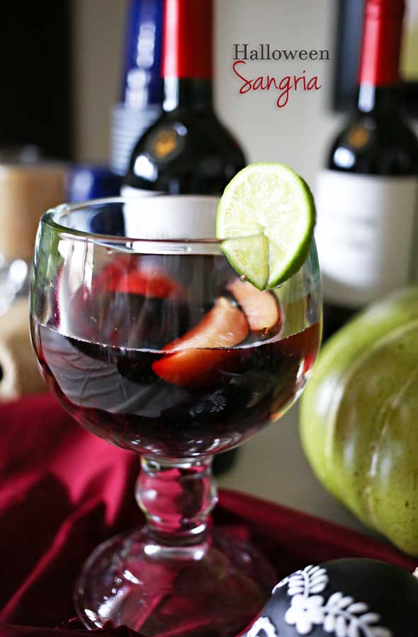 Halloween Sangria {Halloween Party Ideas}