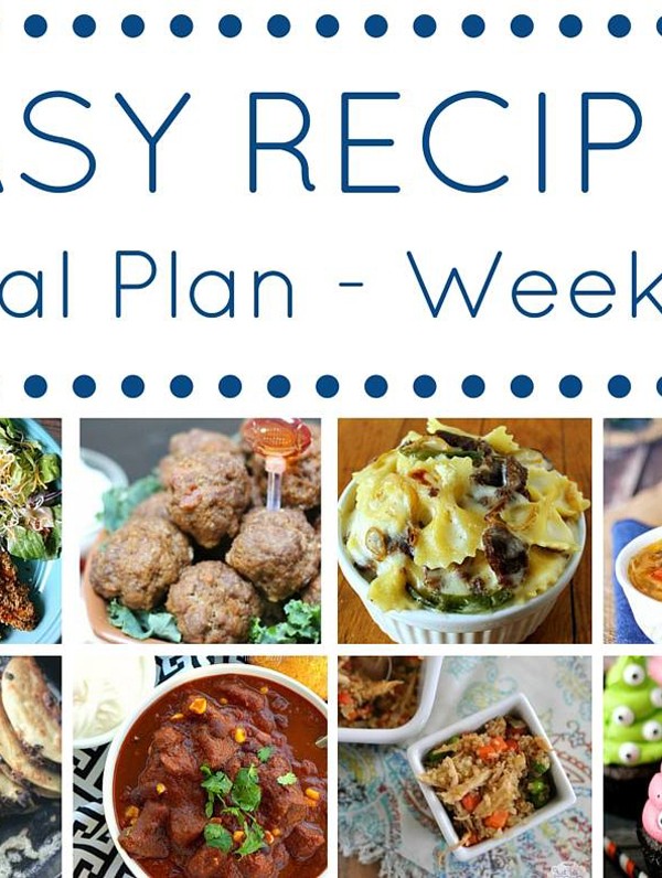 Easy Dinner Recipes Meal Plan {Week 14}