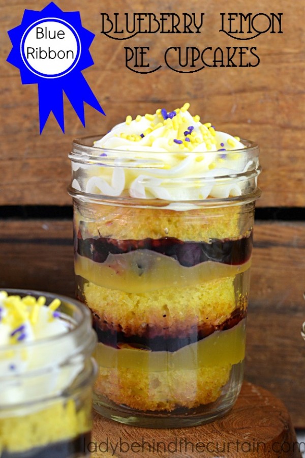 Blueberry Lemon Pie Cupcakes