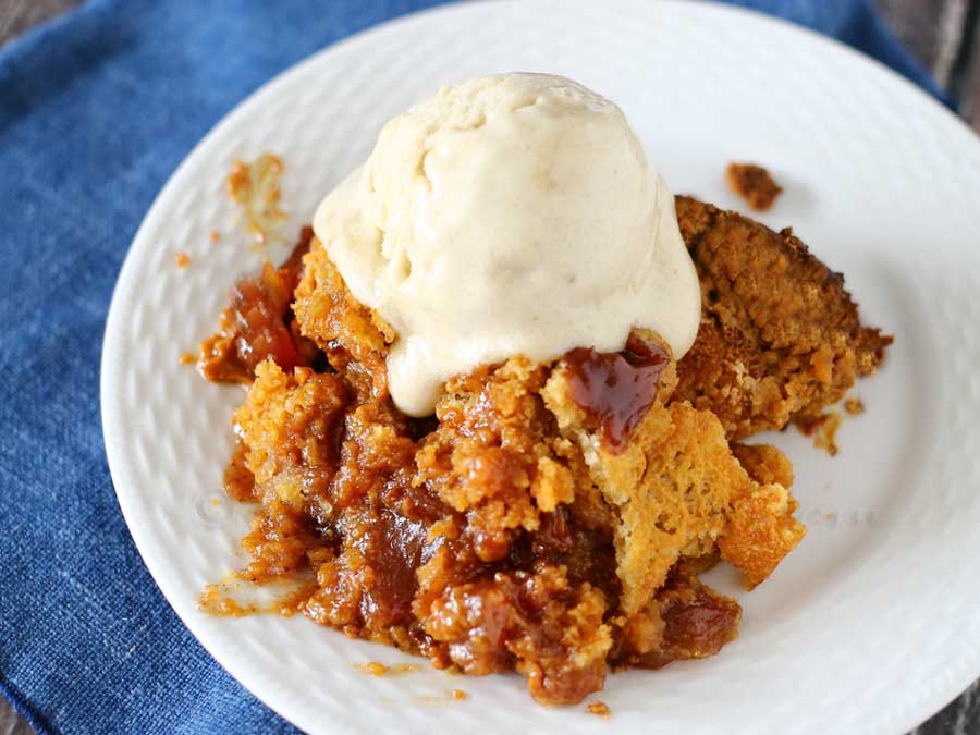 Peanut Butter Apple Dump Cake