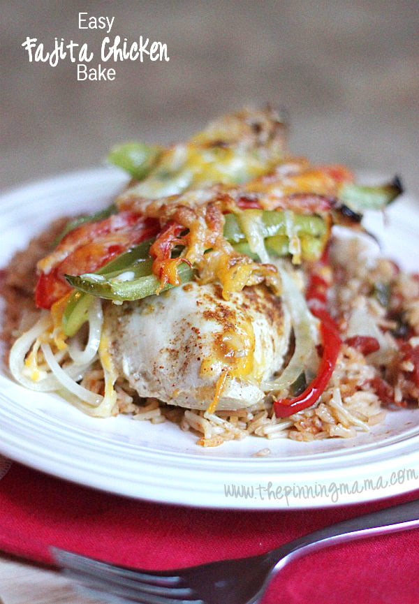 Chicken Fajita Bake