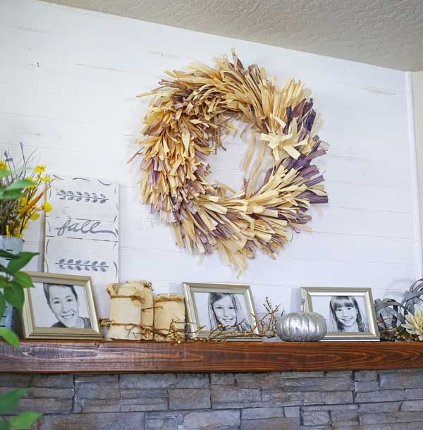 DIY Shiplap Fireplace