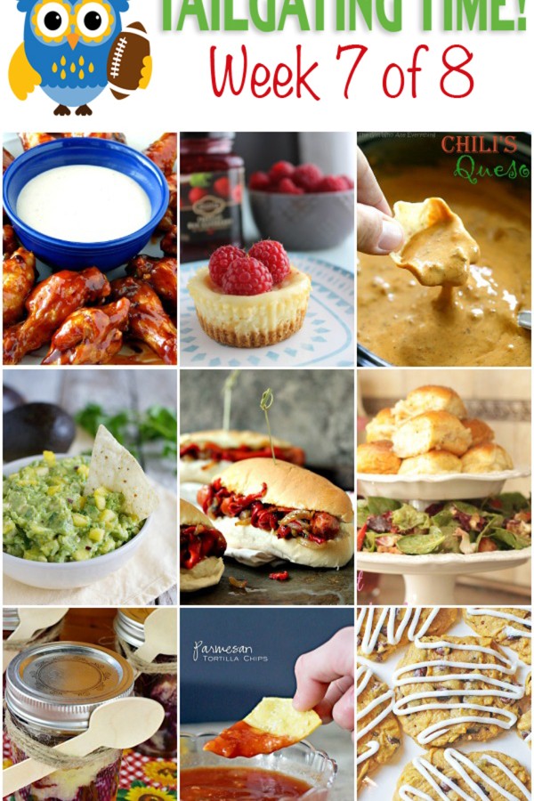 Easy menu for a football party! FULL of delicious food ideas!