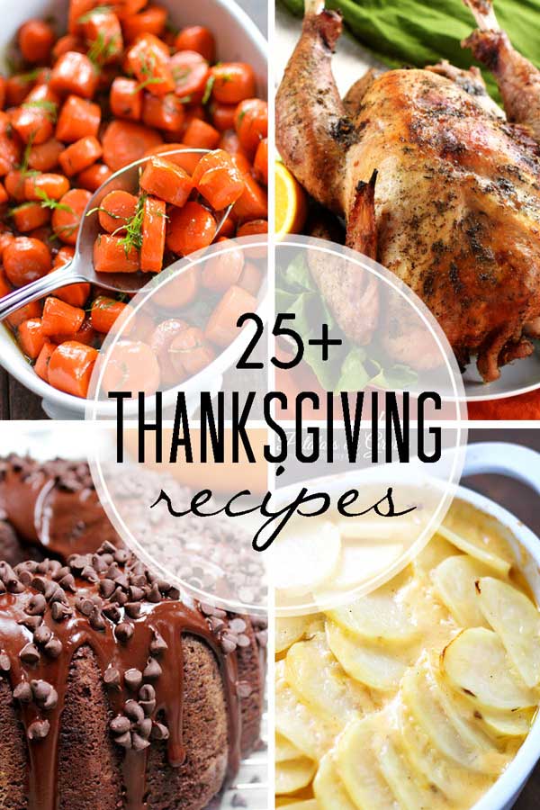 25+ Thanksgiving Recipes