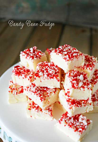 Candy Cane Fudge