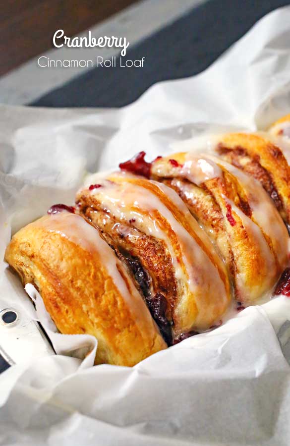 Cranberry Cinnamon Roll Loaf