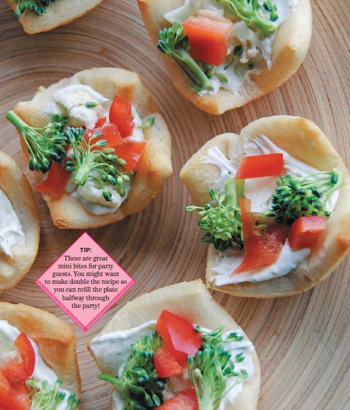 Veggie Pizza Bites- Muffin Tin Meals