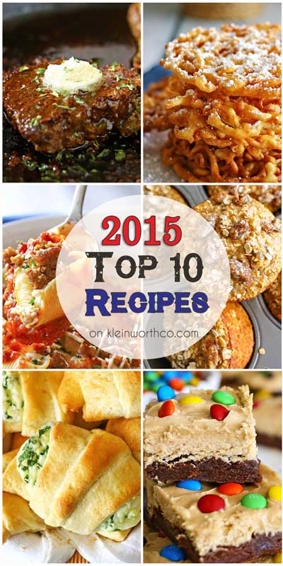 2015 Top 10 Recipes