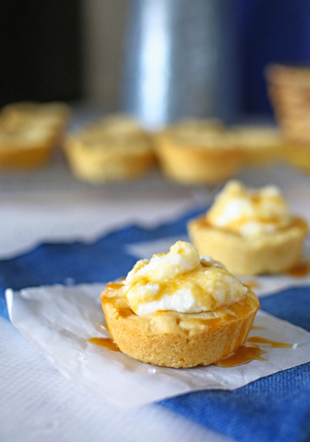 Salted Caramel Sugar Cookie Cups