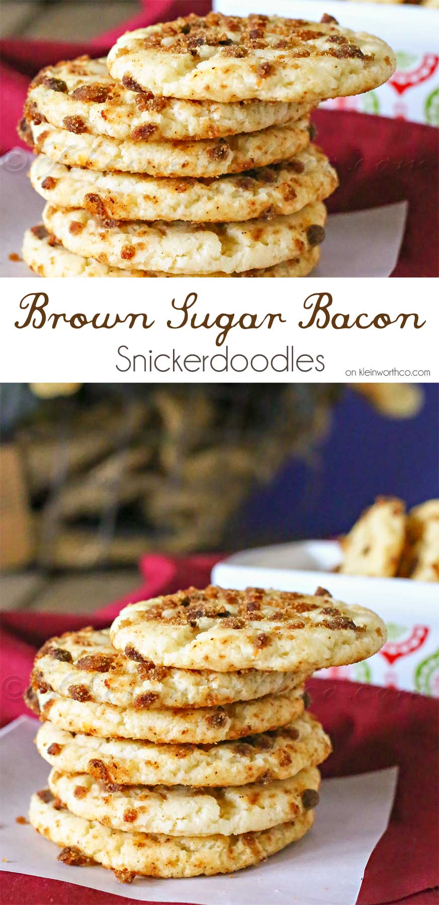 Brown Sugar Bacon Snickerdoodles