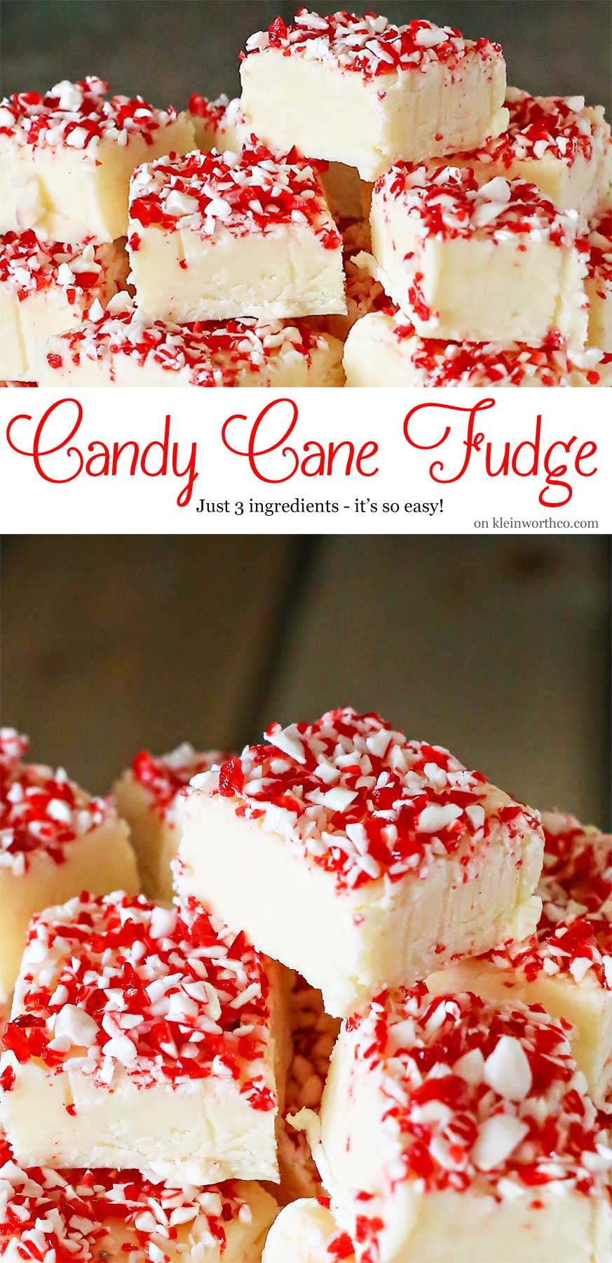 Candy Cane Fudge