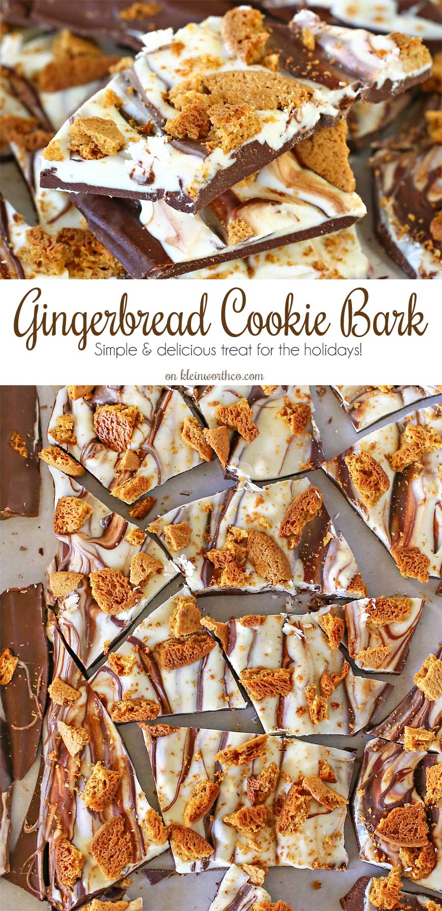 Gingerbread Cookie Bark