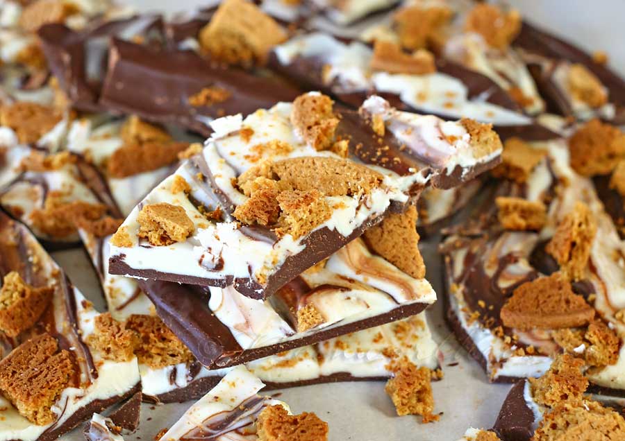 Gingerbread Cookie Bark