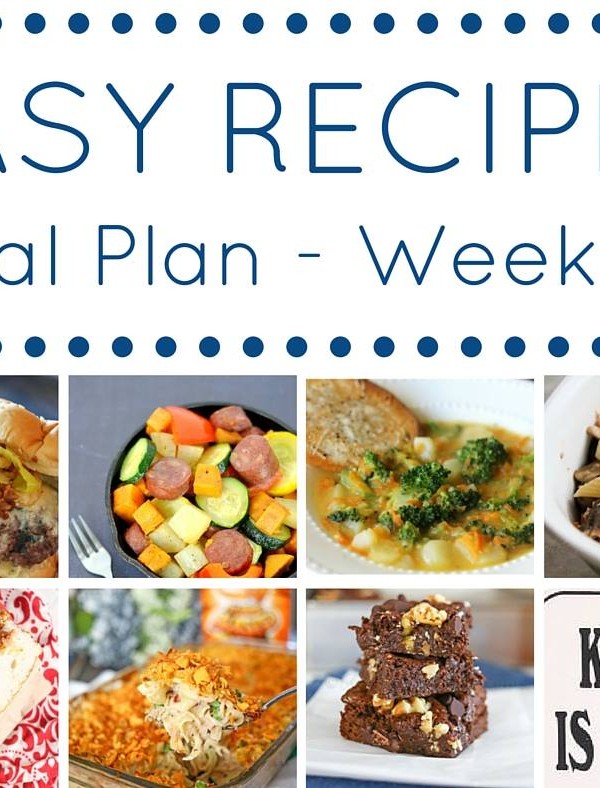Easy Dinner Recipes Meal Plan Week 23