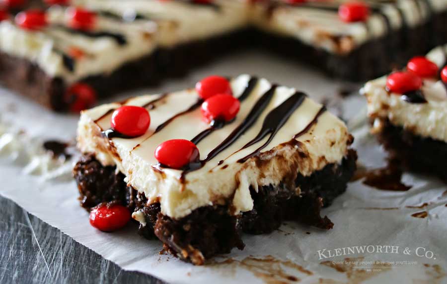 Red Hot Cheesecake Brownie Bars