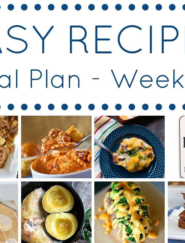 Easy Dinner Recipes Meal Plan Week 27