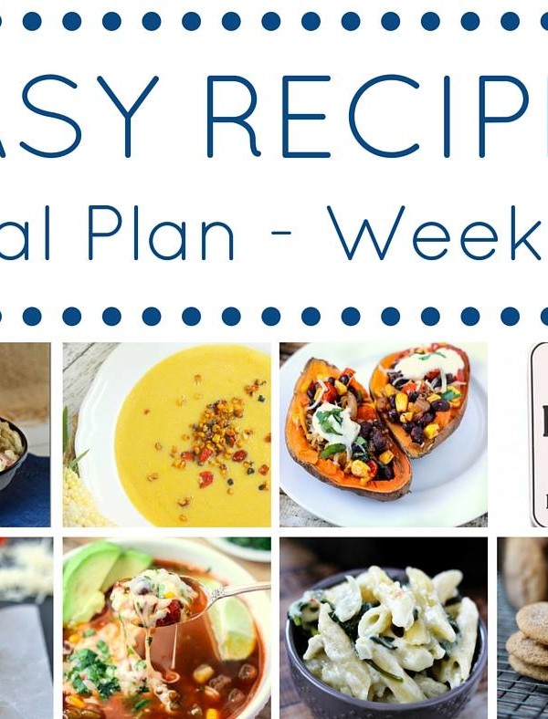 Easy Dinner Recipes Meal Plan Week 29