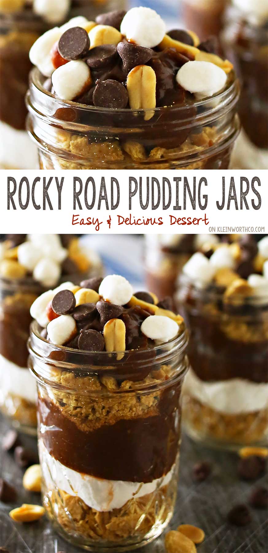 Rocky Road Pudding Jars