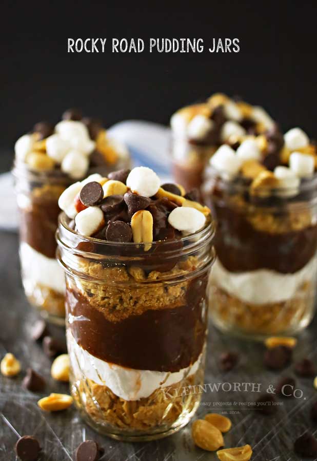 Rocky Road Pudding Jars