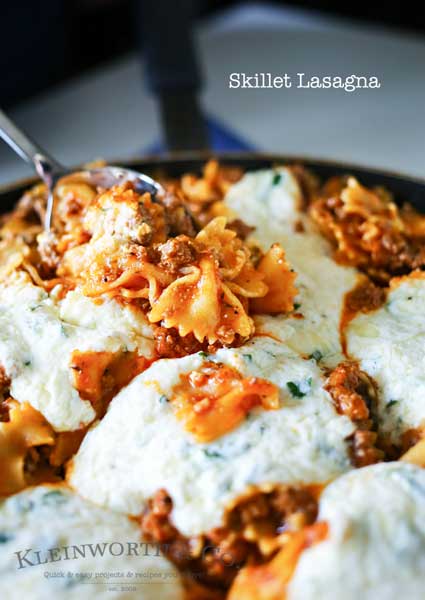 Skillet Lasagna