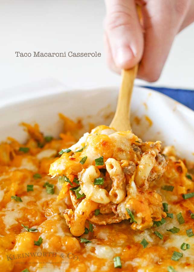 Taco Macaroni Casserole