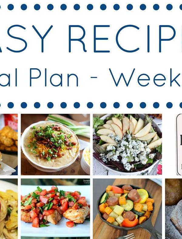 Easy Dinner Recipes Meal Plan Week 25