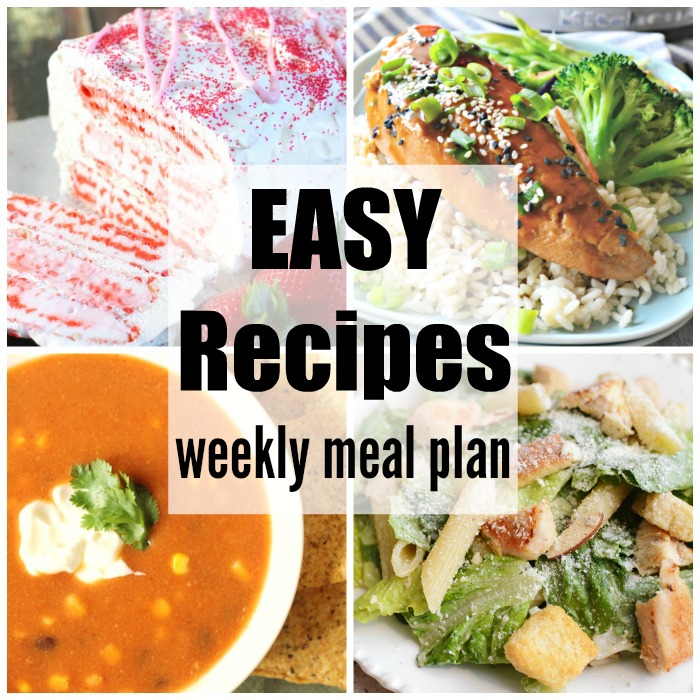 Easy Recipes Weekly Meal Plan Week 33 simplifies mealtime. Easy, budget friendly & delicious dinner recipe ideas to please your family.