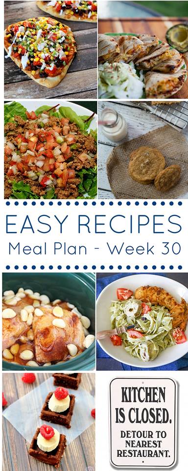 Easy Dinner Recipes Meal Plan 30 is here to take the guess work out of meal planning. With all the chaos that comes around dinner prep, these easy dinner recipes are tried, tested & perfected by all these phenomenal bloggers for you.