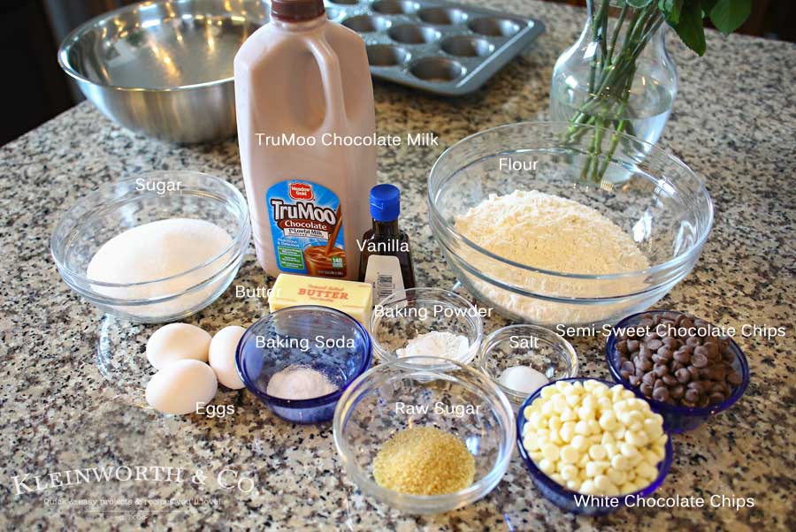 Breakfast ideas just got better with this simple & tasty muffin recipe. Chocolate Milk Muffins, made with real chocolate milk. Start the day delicious with an easy muffin recipe like this one! Don't miss the tip on how to make the muffins rise with that perfect dome shape.