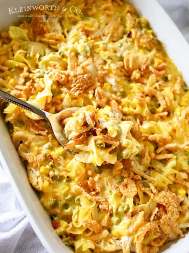 Simple Chicken Noodle Casserole Recipe