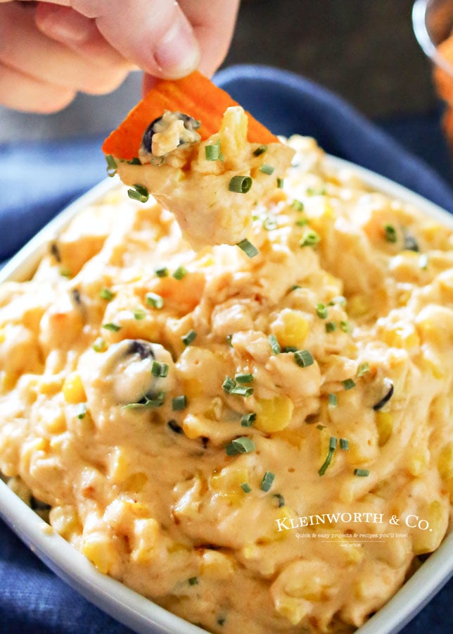 slow cooker crockpot Cheesy Corn Dip