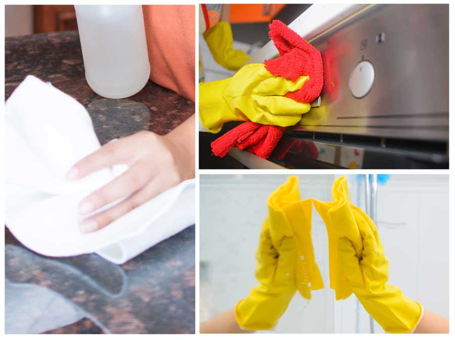 How to Clean in Just a Few Minutes a Day with these helpful tips. You CAN have a sparkling home with little time & effort if you have a plan & stick to it. Check out how I do it, even with 3 kids & 3 pets in the house.