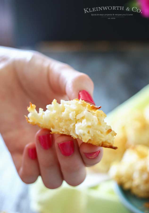 Coconut Macaroons- no eggs