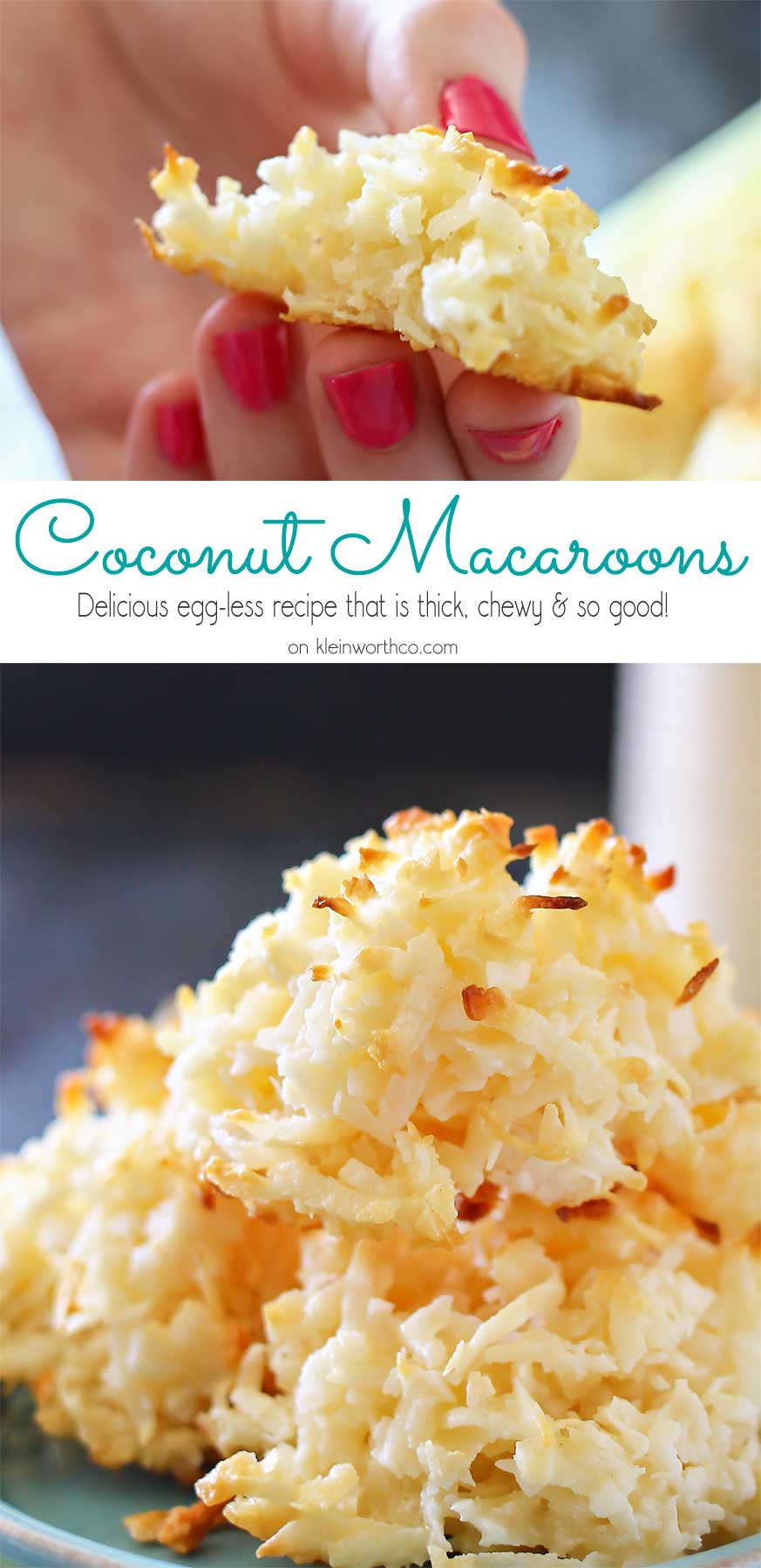 Coconut Macaroons- perfect spring treat.