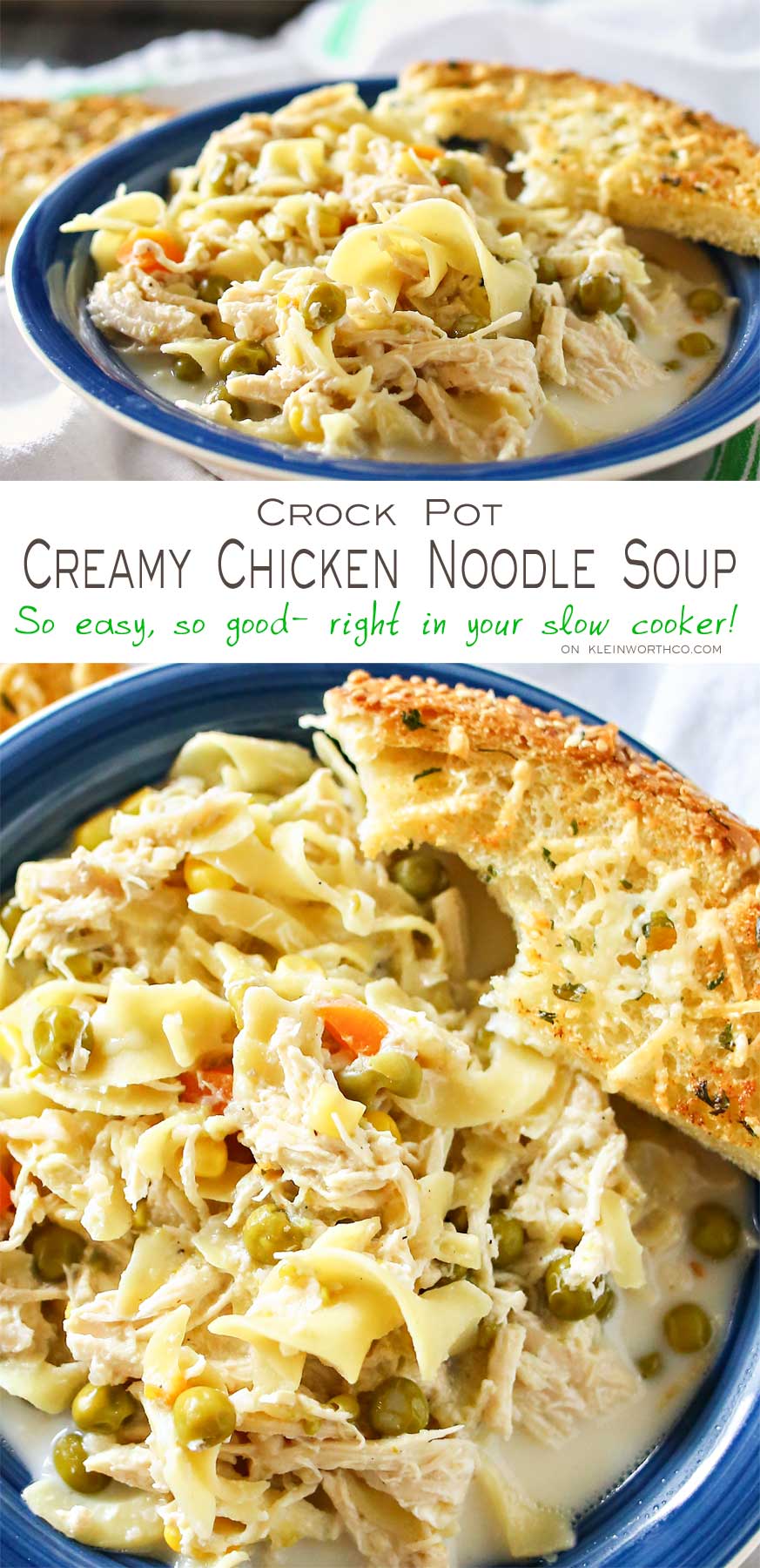 Crockpot Creamy Chicken Pasta