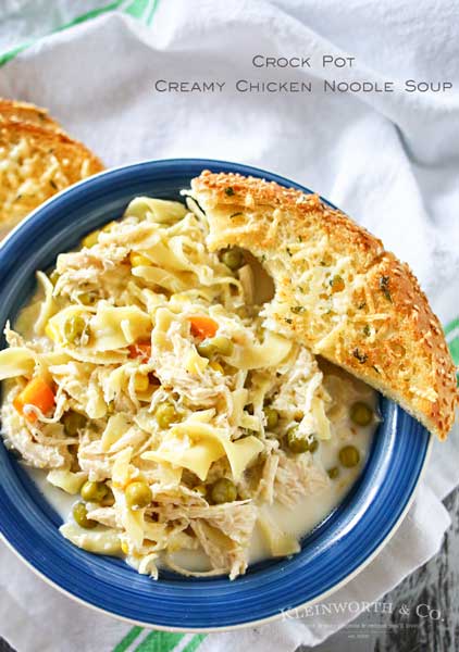 crock pot Creamy Chicken Noodle Soup