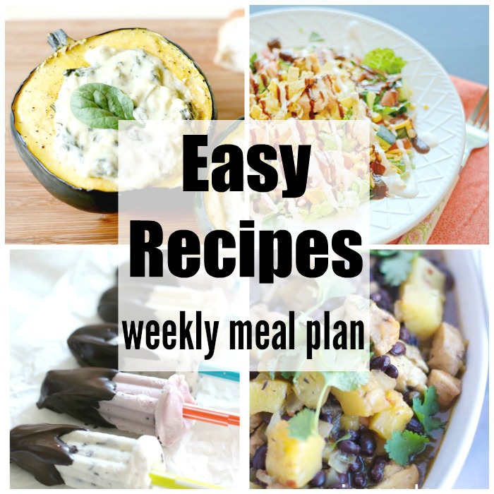 Easy Recipes Weekly Meal Plan is here to make dinners easy & quick. No need for take-out when dinner is this simple& delicious! You no longer have to ask "What's for dinner?" Delicious meals that have been tried & tested by some of the best food bloggers around.