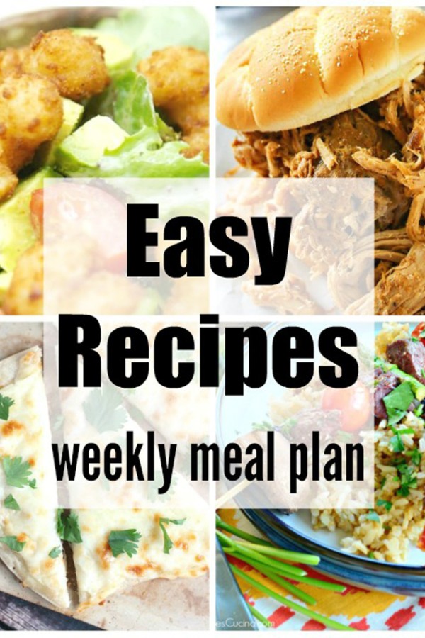 Easy Recipes Weekly Meal Plan Week 35 makes dinnertime quick & easy. Delicious, budget friendly dinner recipe ideas to please your family. You no longer have to ask "What's for dinner?" Just click, print, shop & you are ready for some delicious meals that have been tried & tested by some of the best food bloggers around.