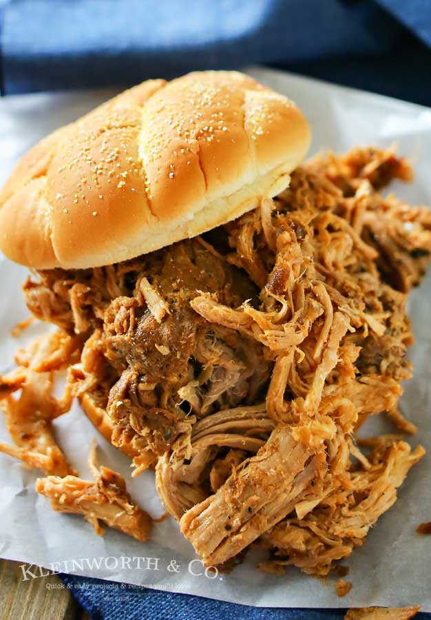 What's better than an easy slow cooker pork recipe? One that adds the deep flavor of Guinness for a Guinness Pulled Pork. A delicious easy family dinner that is perfect for this time of year right before St. Patrick's Day. But really, it's great all year long. I think this may be my new "go-to" pulled pork recipe! Oh & the sauce - It's AMAZING!