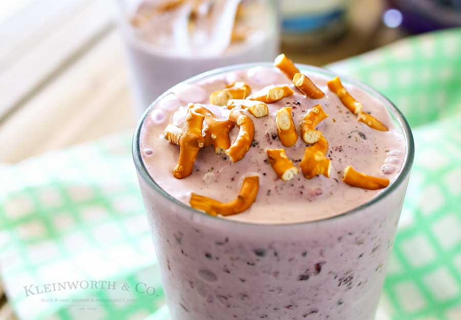 Blueberry Coconut Shake is a dairy-free milkshake made with coconut milk ice cream & frozen blueberries. Simple frozen dessert makes eating healthy easy! This shake is seriously one of the best- you would never know it's dairy free! So good! 