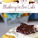 Blueberry Ice Box Cake is a simple no-bake dessert idea that everyone loves. Cookies, whipped cream & homemade blueberry pie filling are a perfect combo that you can't pass up! Definitely the perfect warm weather treat!