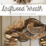 A simple Driftwood Wreath is a great way to bring a little coastal decor into your home. My quick tutorial shows you how you can easily make your own. Just 4 products & 20 minutes is all it takes.