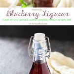 Making homemade liqueurs like this Homemade Blueberry Liqueur is a simple & easy process. The final result is a smooth, mellow flavor that's delicious & far less expensive than the store version. Plus it makes a fabulous gift!