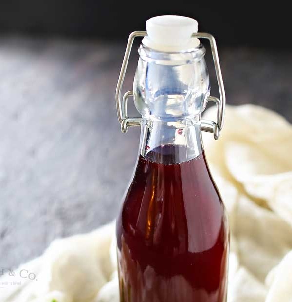 Making homemade liqueurs like this Homemade Blueberry Liqueur is a simple & easy process. The final result is a smooth, mellow flavor that's delicious & far less expensive than the store version. Plus it makes a fabulous gift!