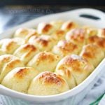 One Hour Dinner Rolls are made with this easy yeast rolls recipe. Buttery, soft, fluffy dinner rolls are undeniably delicious & literally take just 60 minutes to make! My favorite roll recipe ever! The perfect recipe for holidays & gatherings.
