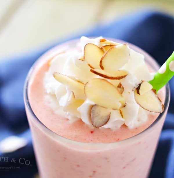 Strawberry Shortcake Smoothie is a delicious fruit smoothie recipe that is packed full of strawberry flavor. It's great for breakfast or as an afternoon snack for the whole family.