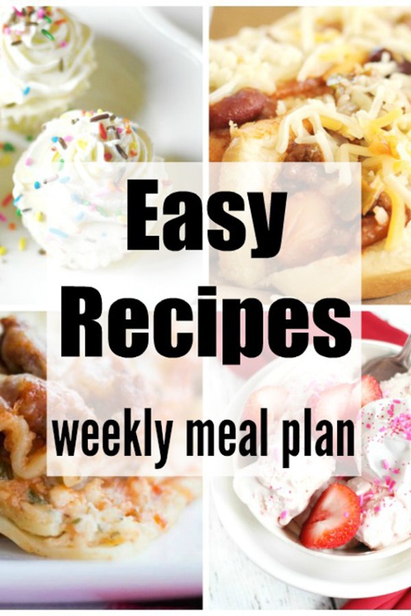 Easy Recipes Weekly Meal Plan Week 37 is definitely going to make dinners easy & quick. Forget the take-out & make these scrumptious dinner recipes that your family will rave over! Great for all those last minute dinner guests too!!