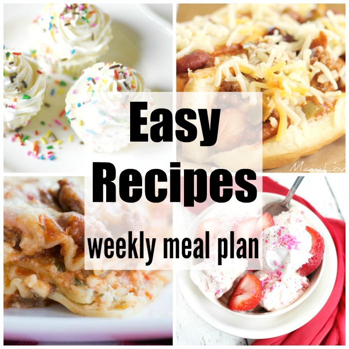 Easy Recipes Weekly Meal Plan Week 37 is definitely going to make dinners easy & quick. Forget the take-out & make these scrumptious dinner recipes that your family will rave over! Great for all those last minute dinner guests too!!