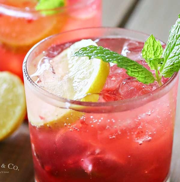 Blackberry Lemon Gin & Tonic is one of our favorite mixed drinks. It's one of those perfect cocktails for a hot summer day. Blackberries, lemon & gin is a delicious combination! Serve it at all your parties & backyard BBQ's.